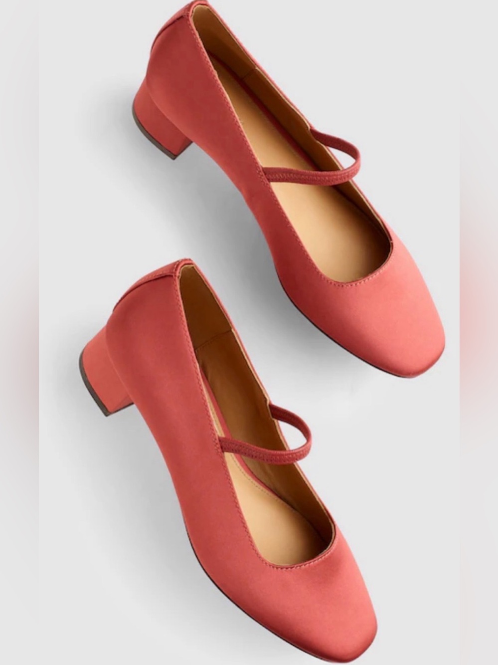 New in Box: Madewell Greta Mary Jane Pump in Faded Rose